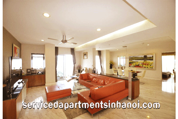 Cho thuê căn hộ 3 phòng ngủ tại Golden West Lake, Hà Nội, full đồ