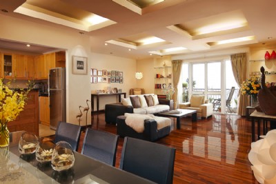 Cho thuê căn hộ cao cấp Elegant Suites Hạ Hồi đẹp cuốn hút, nổi bật giữa trung tâm