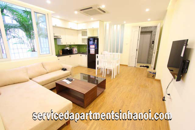 Cho thuê căn hộ dịch vụ 2 phòng ngủ mới gần hồ Thiền Quang, Hai Bà Trưng