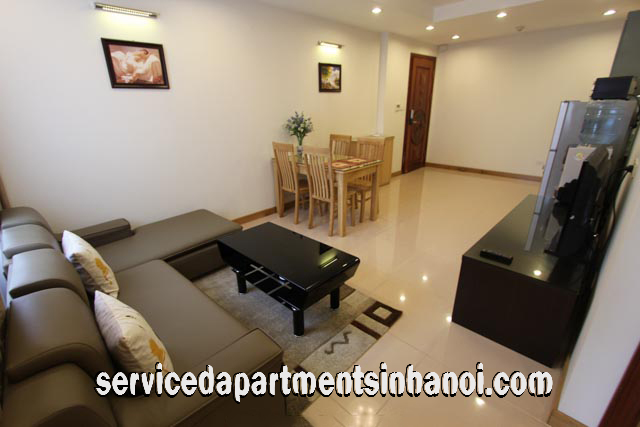 Cho thuê căn hộ dịch vụ hiện đại 2 phòng ngủ phố Triệu Việt Vương, Hai Bà Trưng. 